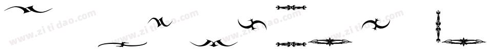 Marquis De Sade Ornaments字体转换